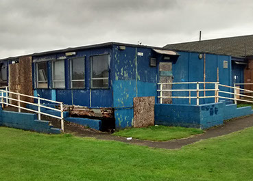 The Old Blue Box Building